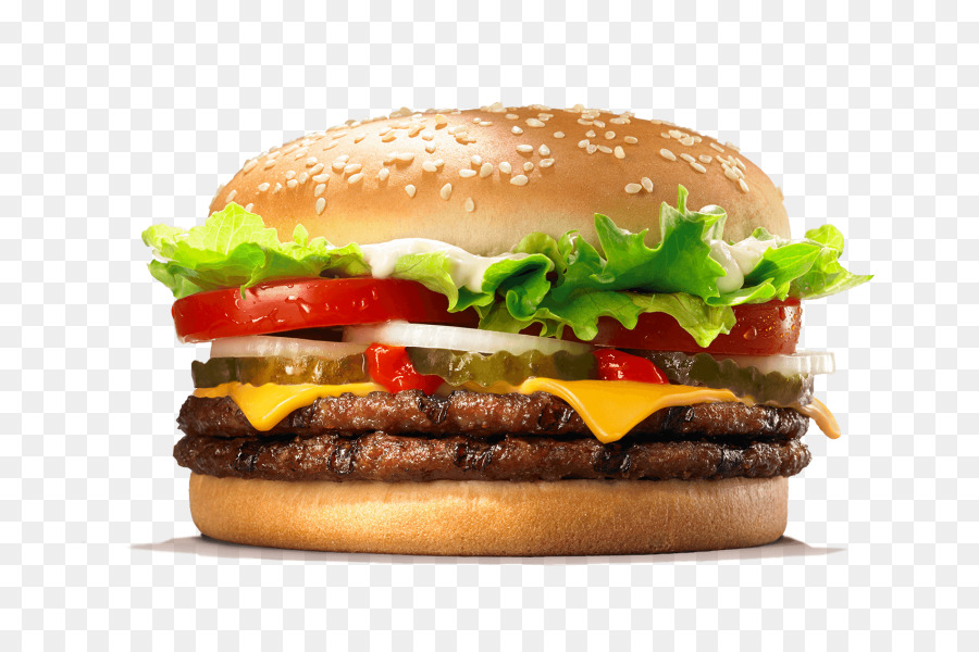 Whopper，Hamburguesa Con Queso PNG