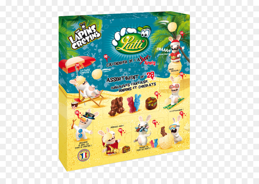 Calendarios De Adviento，Rabbids Delirio PNG