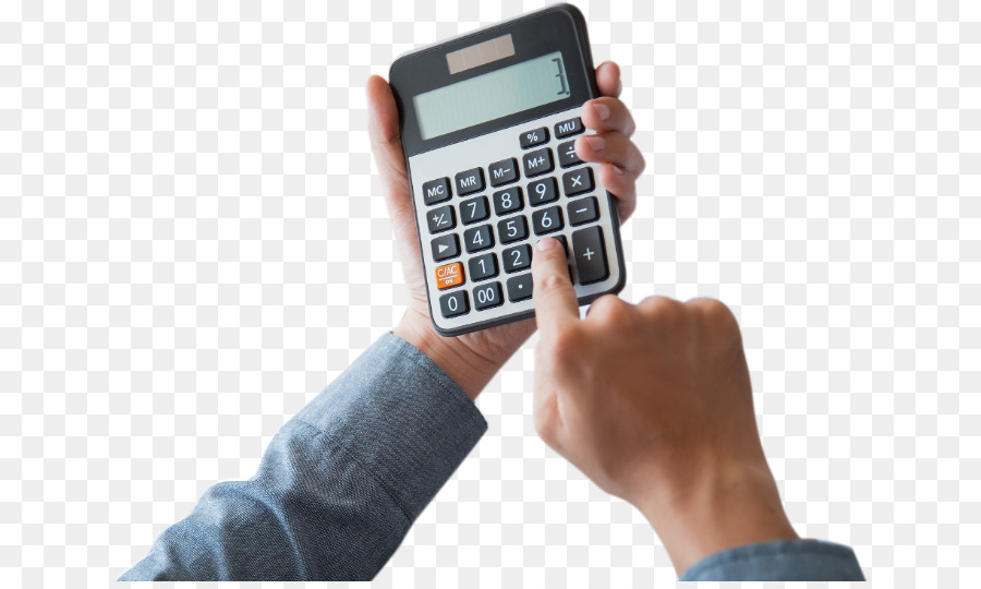 Calculadora，Manos PNG