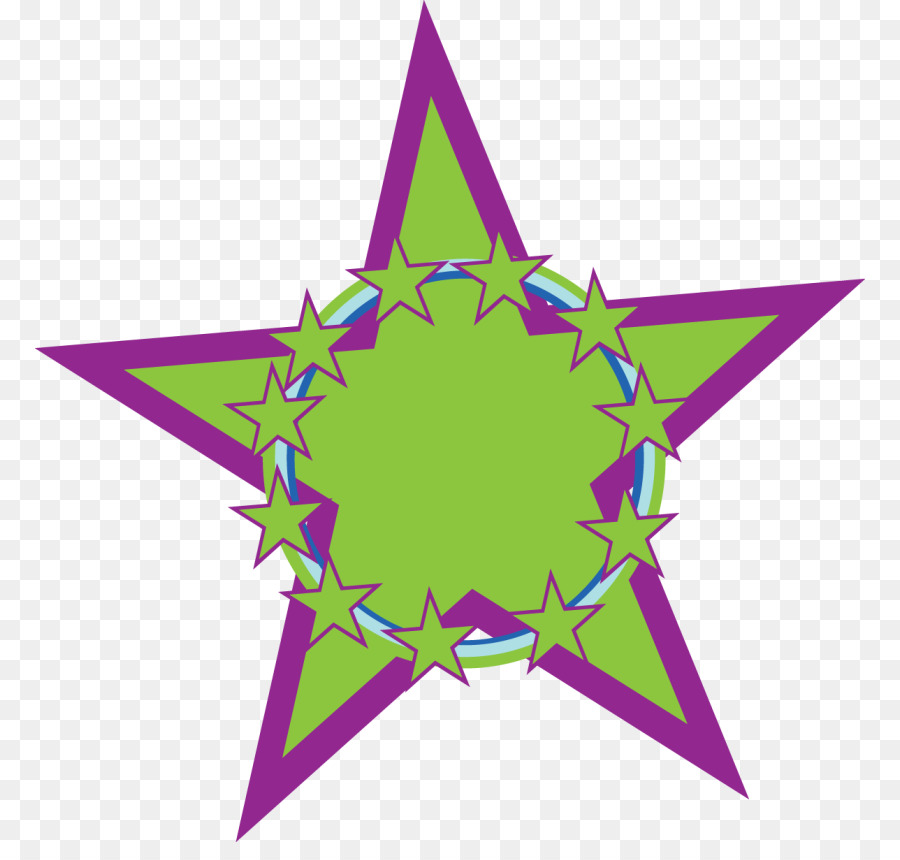 Estrella，Verde PNG