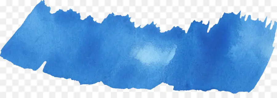 Acuarela Azul，Pintar PNG