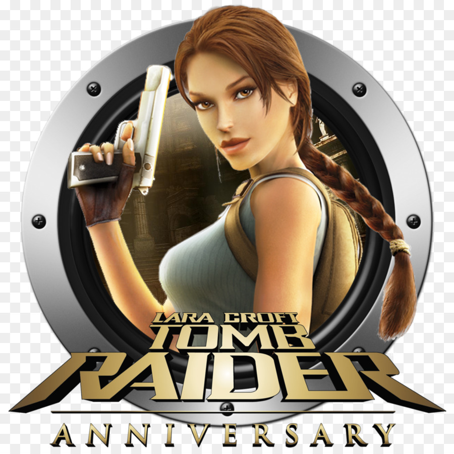 Tomb Raider Anniversary，Cabello Castaño PNG