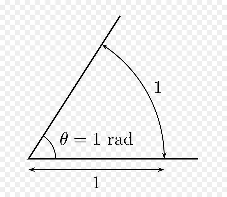 Diagrama De ángulo En Radianes，Ángulo PNG