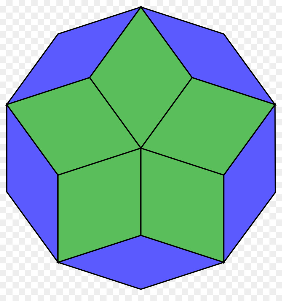 Decagon，Polígono Regular PNG