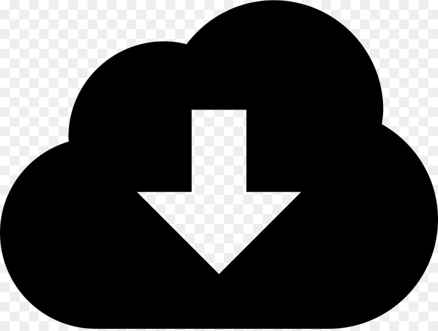 Icono De Descarga En La Nube，Nube PNG