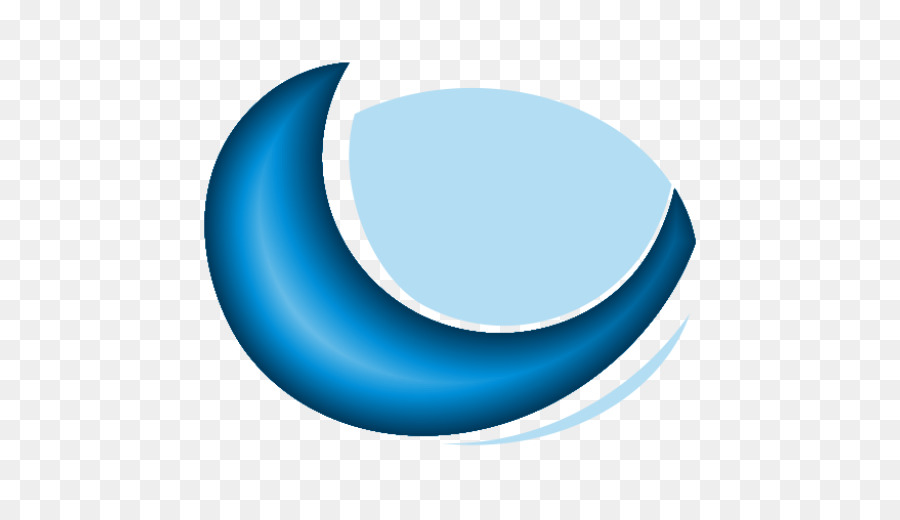 Creciente，Azul PNG