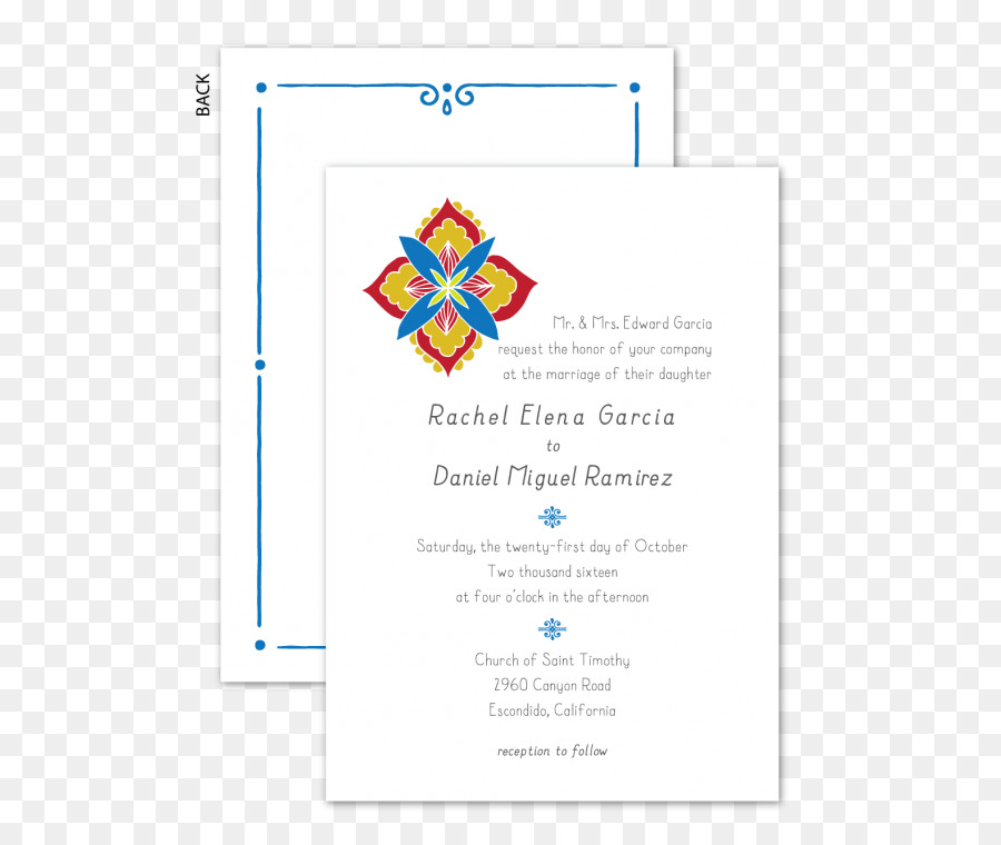 Invitación De La Boda，Papel PNG