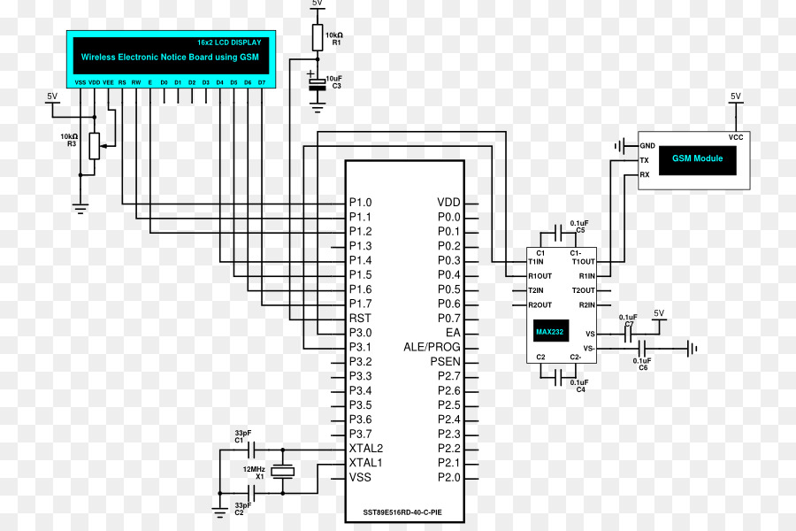 El Componente Electrónico De La，Diagrama De Circuito PNG