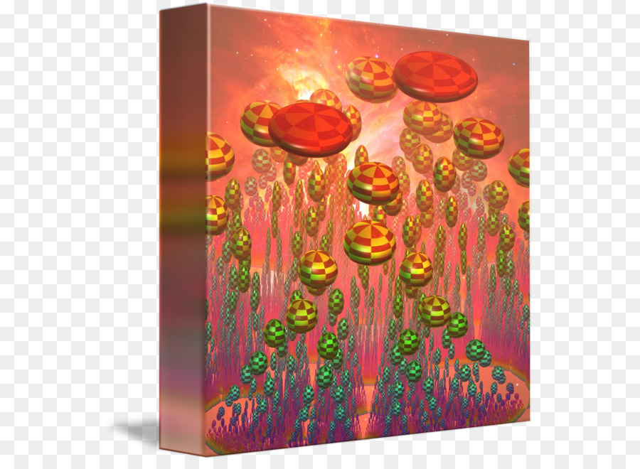 Diseño Floral，Pintura Acrilica PNG