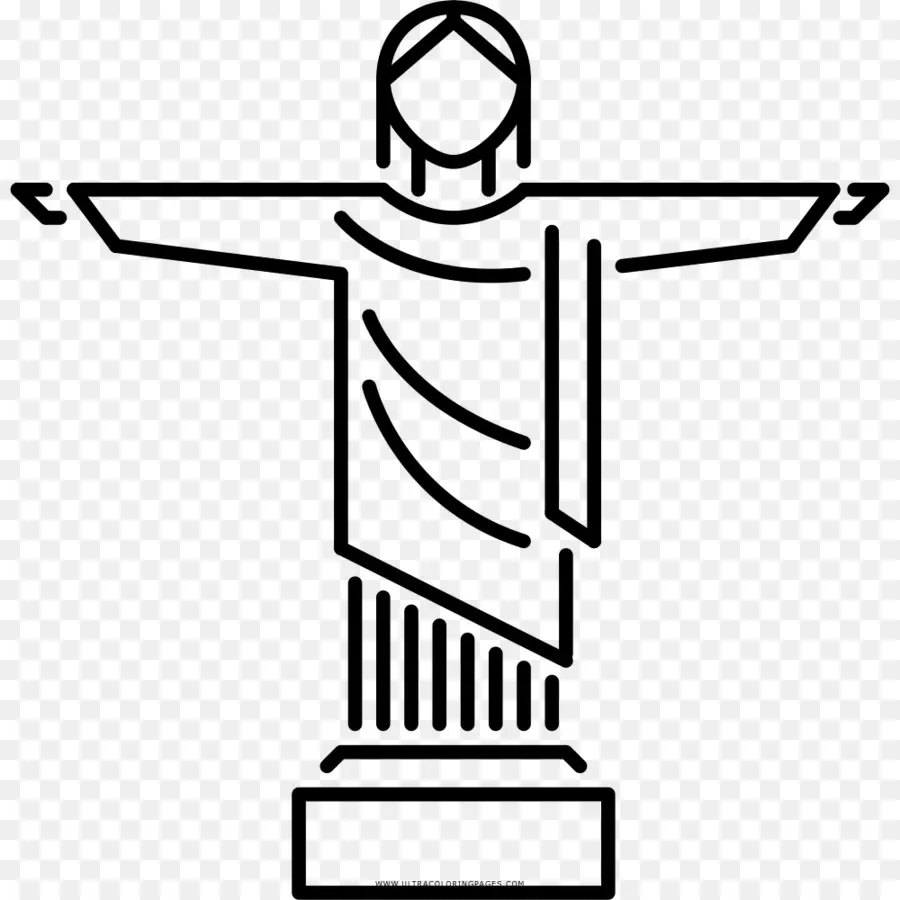 Cristo Redentor，Dibujo PNG