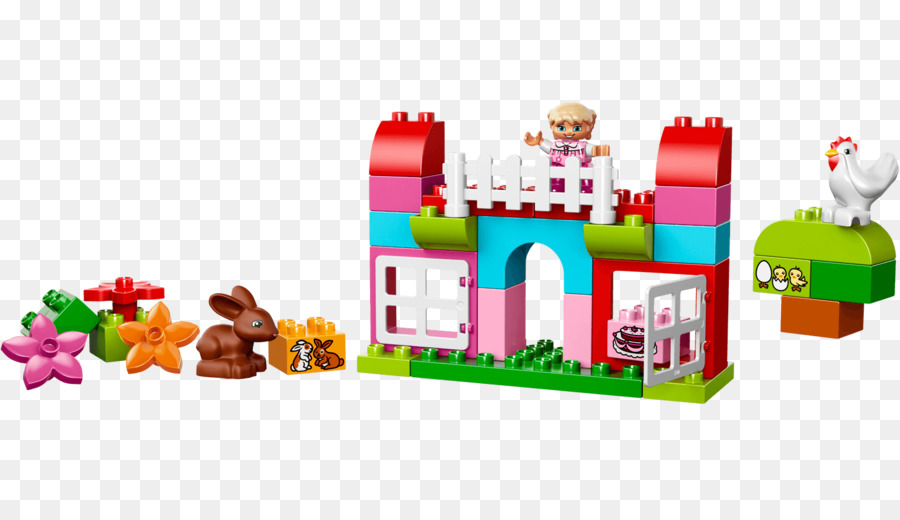 Lego 10571 Duplo Allinone Pink Box Of Fun，Lego Duplo PNG