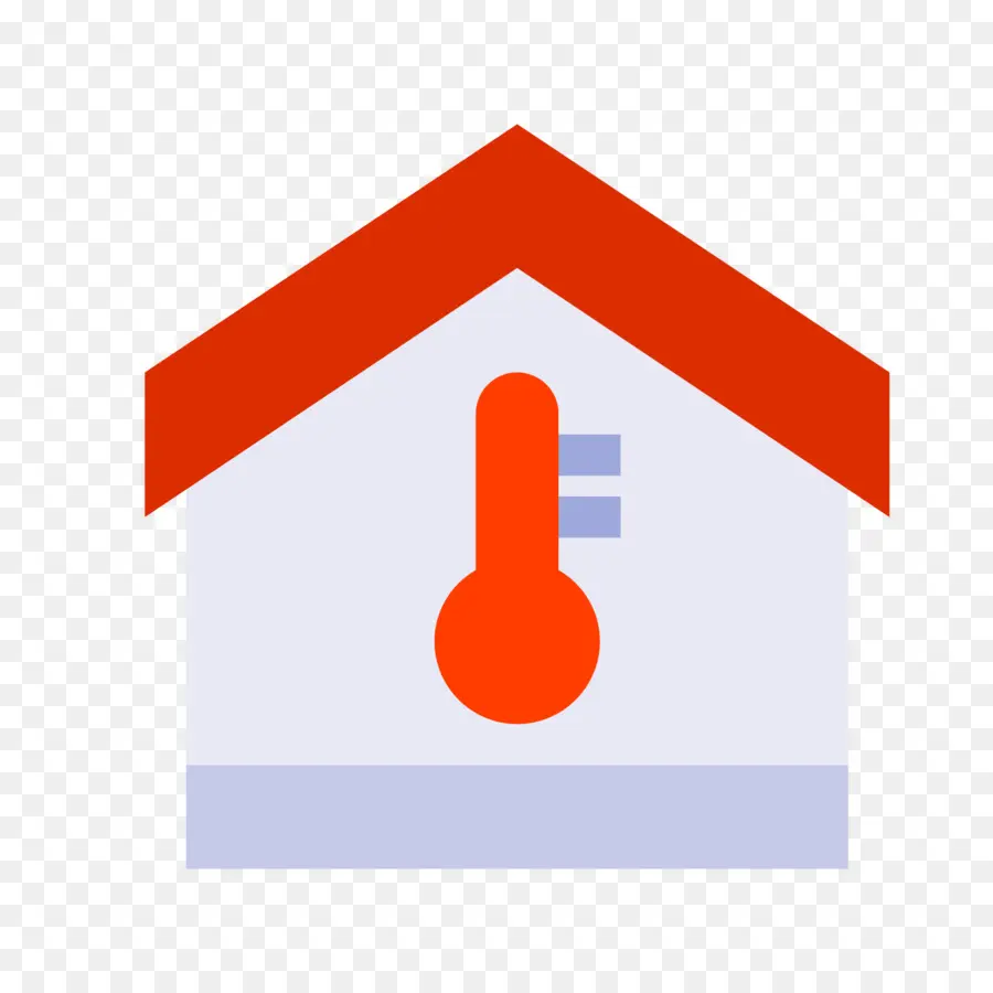 Casa Con Termómetro，Temperatura PNG