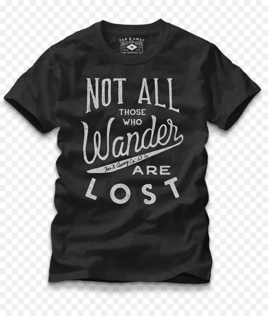 Camiseta Wander，Cita PNG