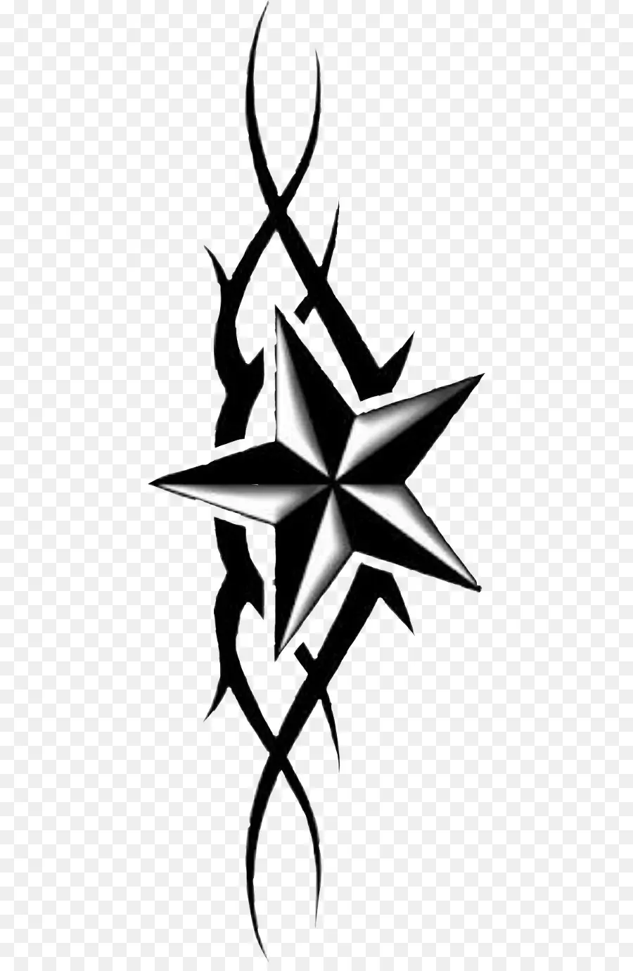 Estrella Náutica，Tatuaje PNG