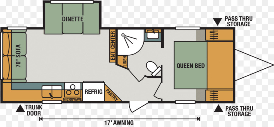 Autocaravanas，Plan De Piso PNG