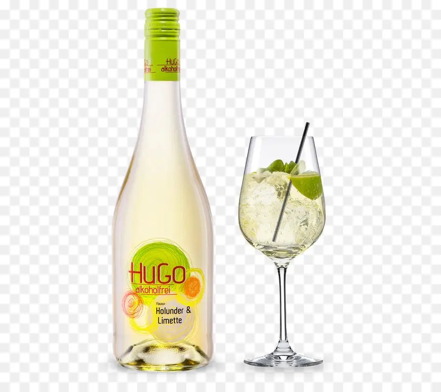 Bebida Hugo，Botella PNG