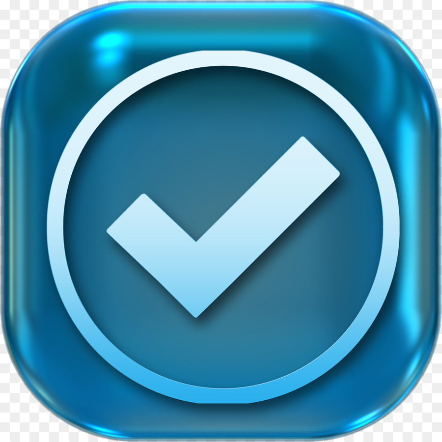 Marca De Verificación，Azul PNG