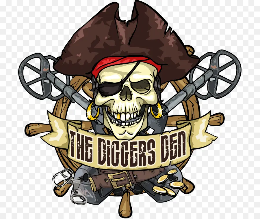 Calavera Pirata，Pirata PNG