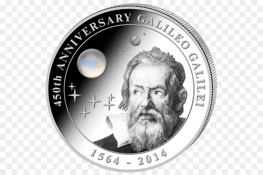 Moneda Galileo Galilei，450 Aniversario PNG