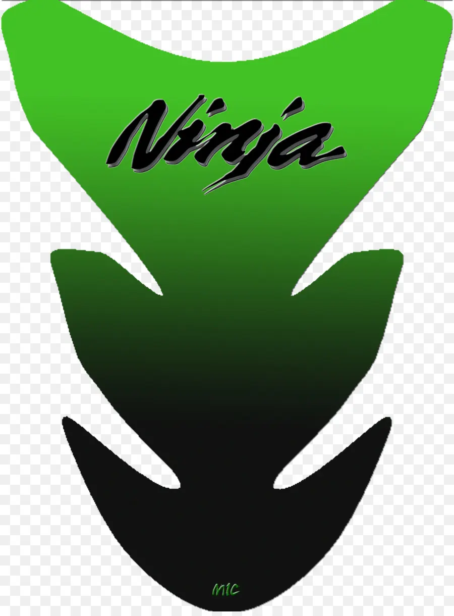 Logotipo Ninja，Verde PNG