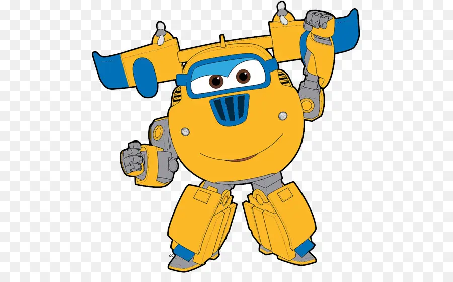 Robot Amarillo，Dibujos Animados PNG