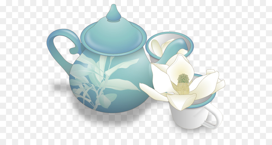 Tetera Azul，Taza PNG