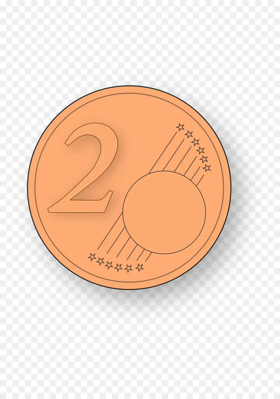 2 Céntimos De Euro，Divisa PNG