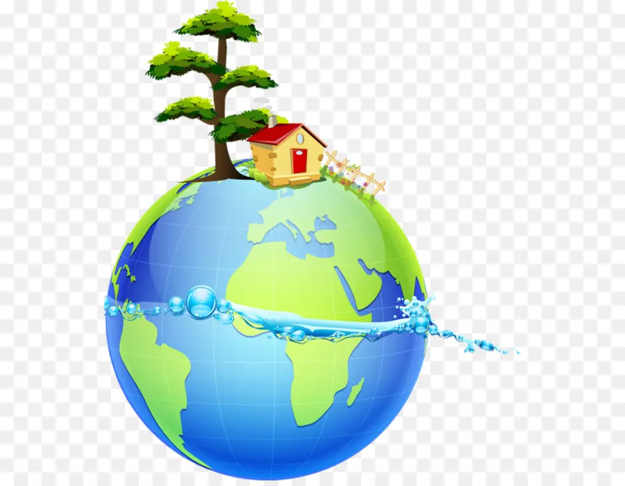 Tierra Con Casa，árbol PNG