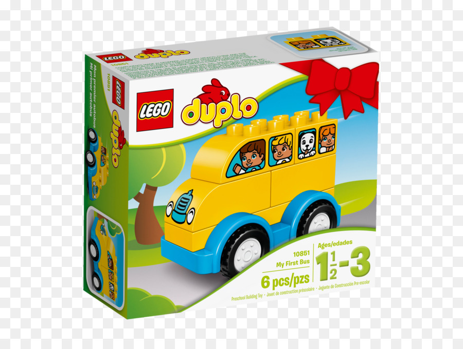 Autobús，Lego Duplo Mi Primer Autobús 10851 PNG