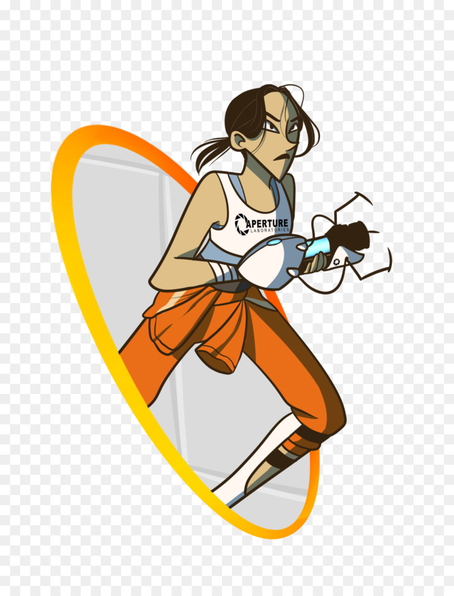 Portal 2，Chell PNG