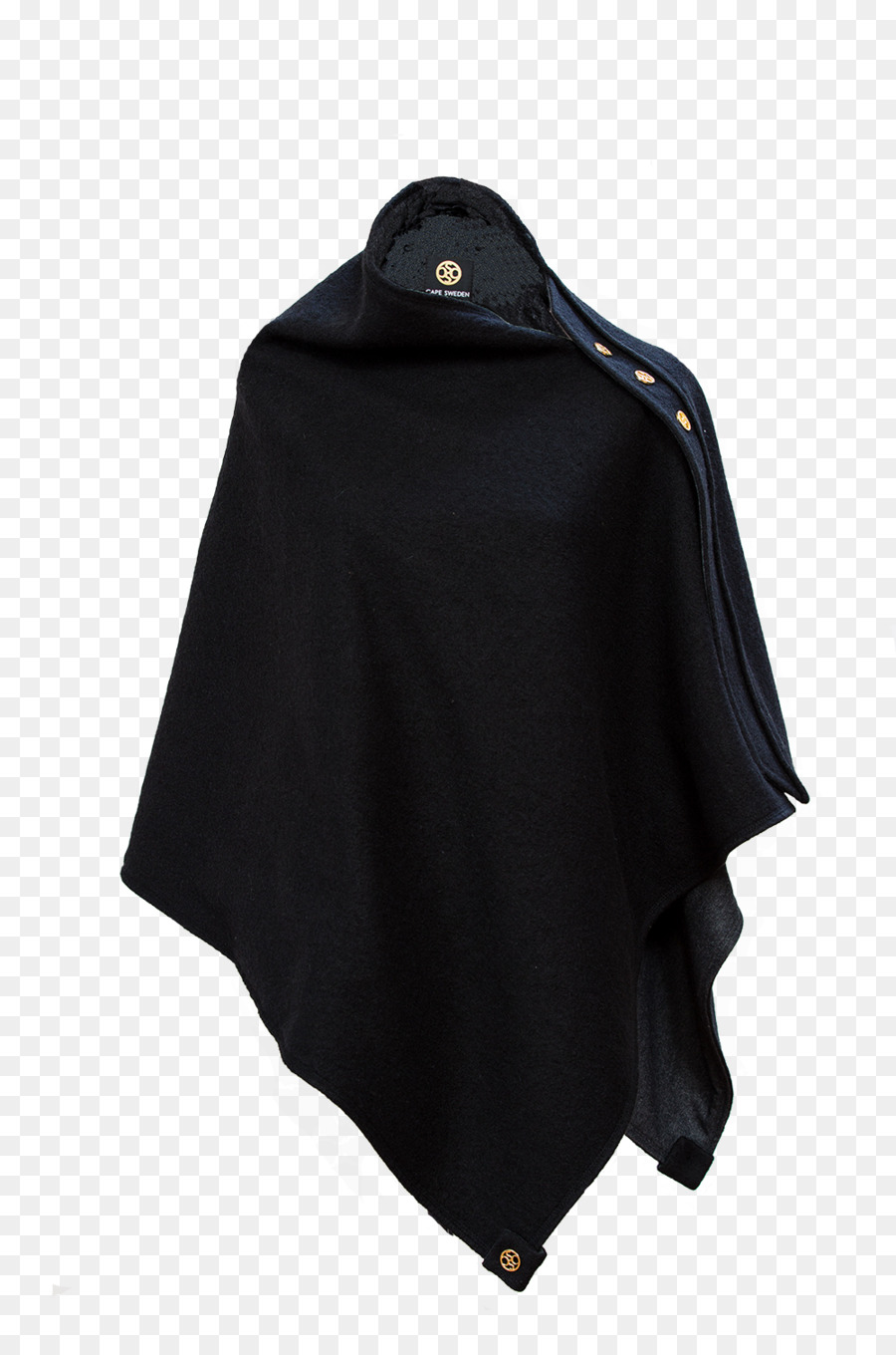 Poncho，Negro M PNG