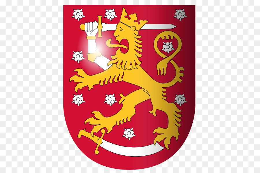 Finlandia，Escudo De Armas De Finlandia PNG