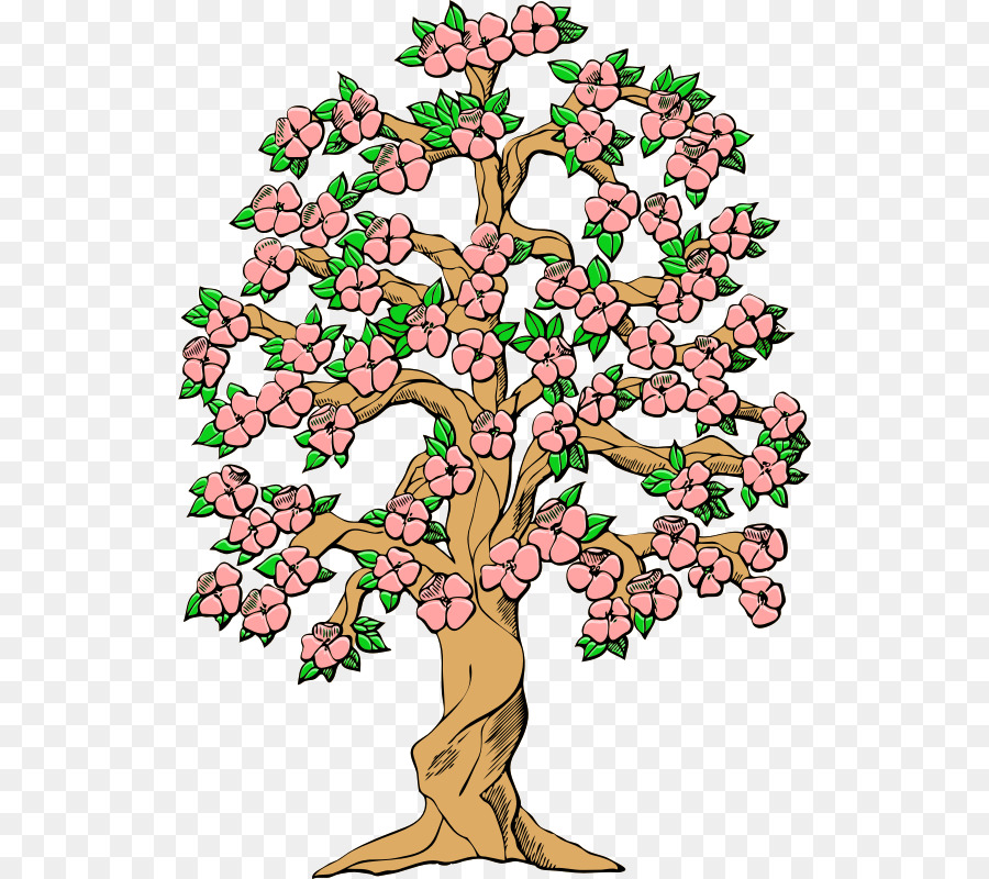 Árbol，Flor PNG