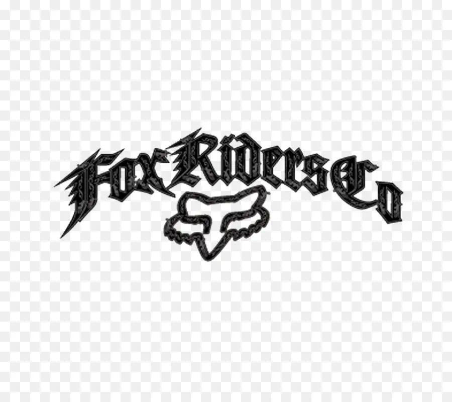 Logotipo De Fox Riders Co，Negro PNG