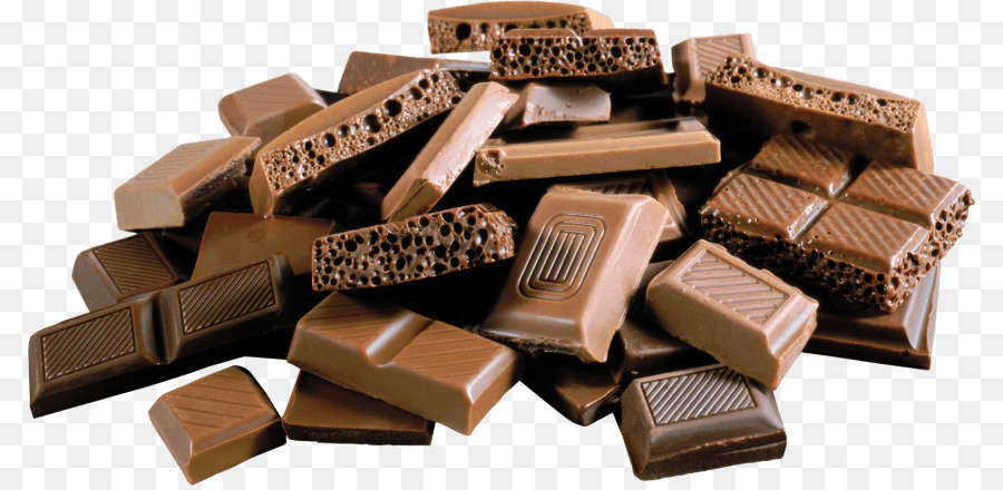 Trozos De Chocolate，Dulce PNG