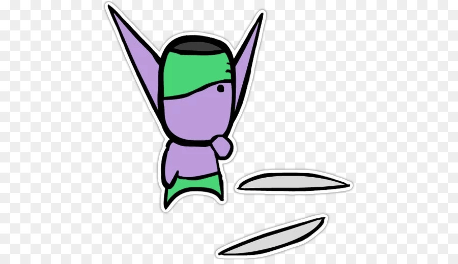 Ninja Morado，Máscara Verde PNG