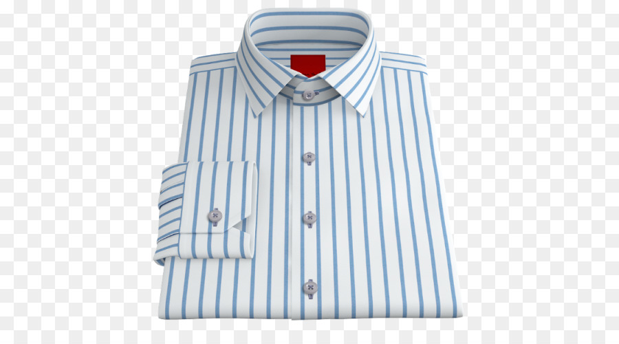 Camisa De Vestir，Azul PNG