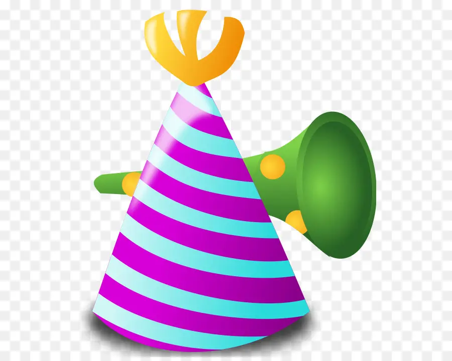 Pastel De Cumpleaños，Sombrero De Fiesta PNG