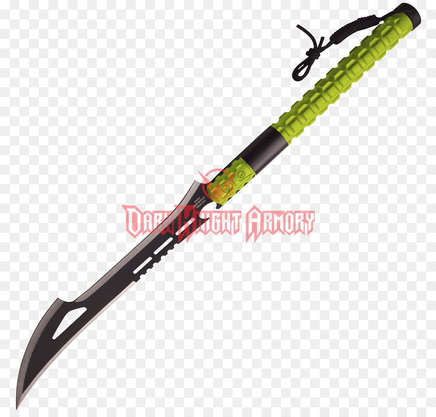 Machete Mango Verde，Cuchilla PNG