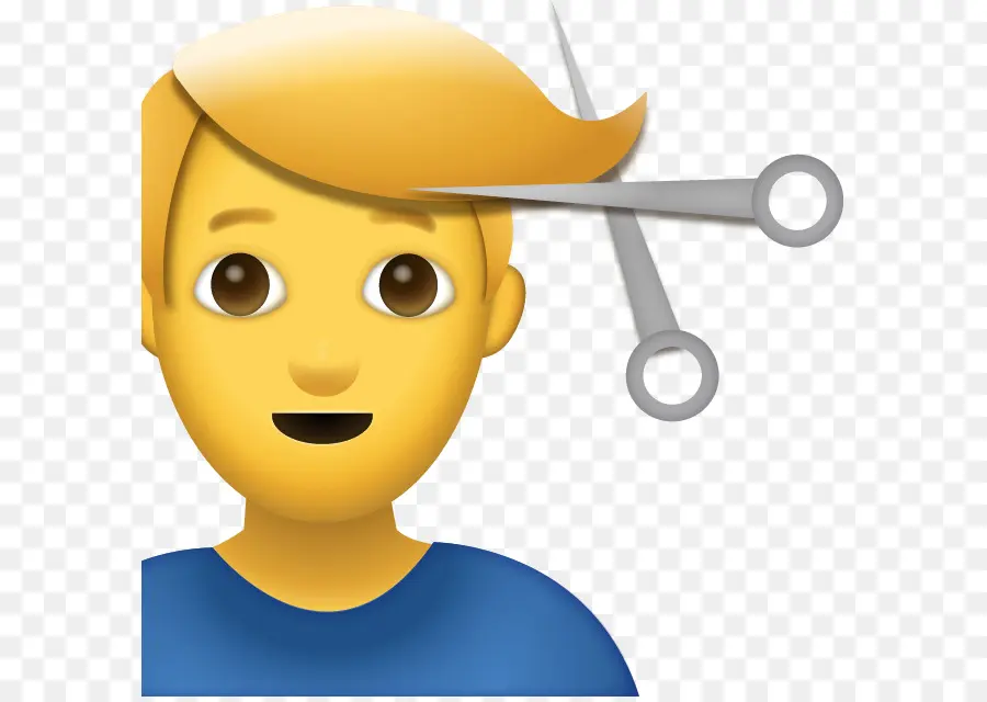 Emoji De Corte De Pelo，Tijeras PNG