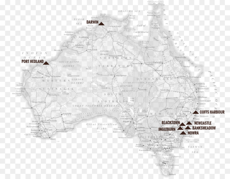 Australia，Mapa PNG