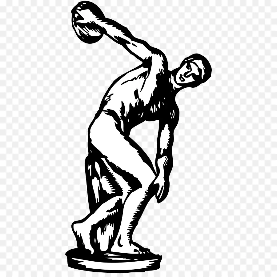 Discobolus，Lanzamiento De Disco PNG