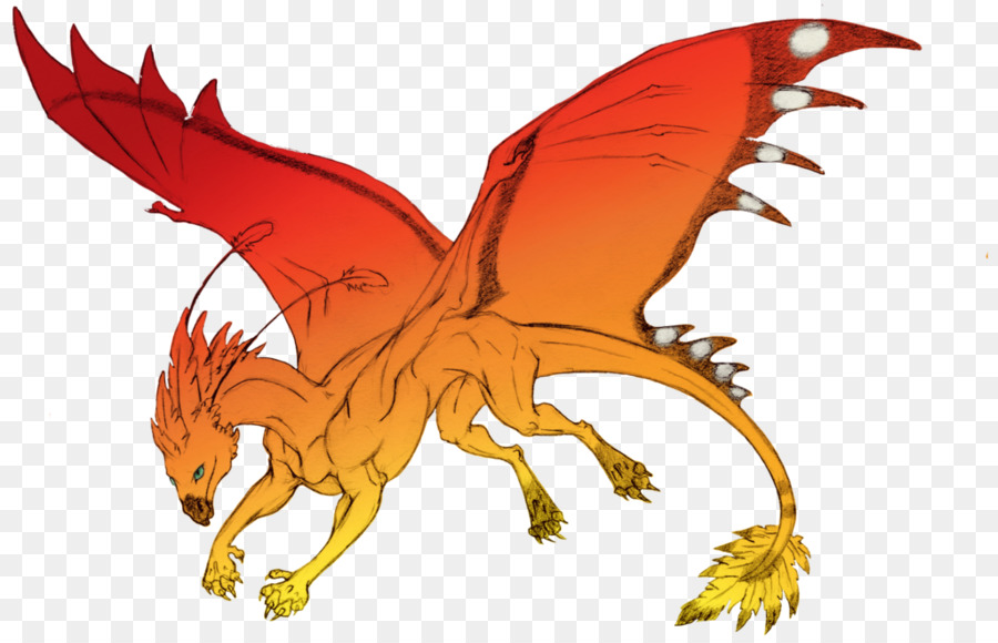 Dragón Rojo，Vuelo PNG