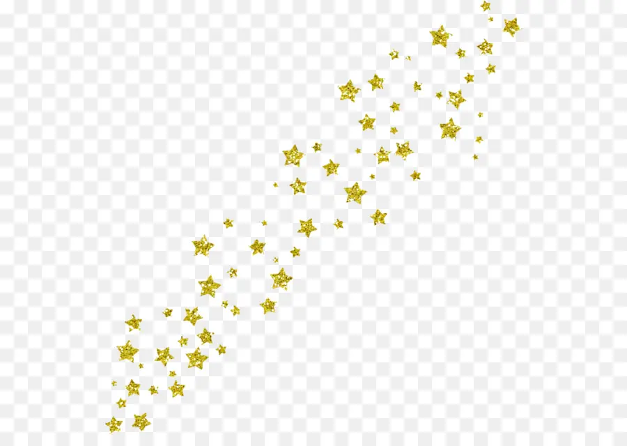 Confeti Estrella，Amarillo PNG