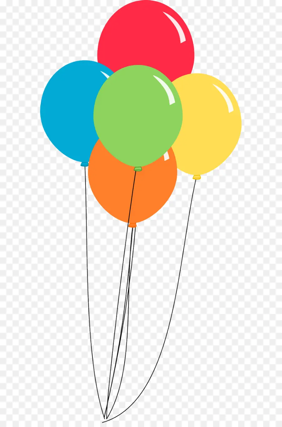 Globos Coloridos，Rojo PNG