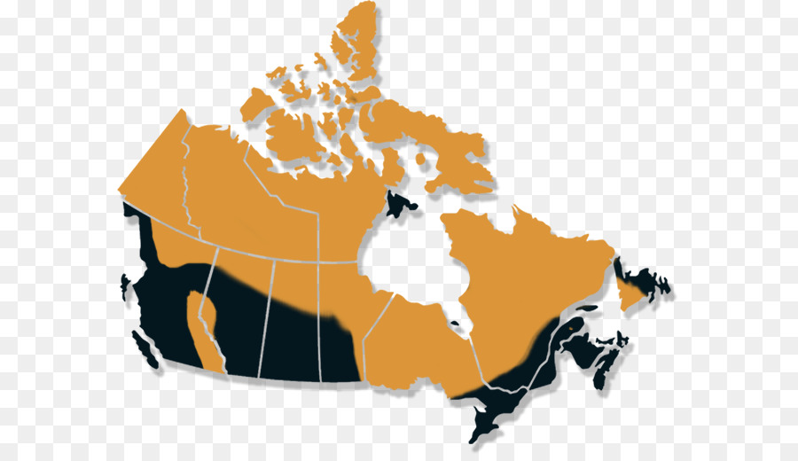 Canadá，Mapa PNG