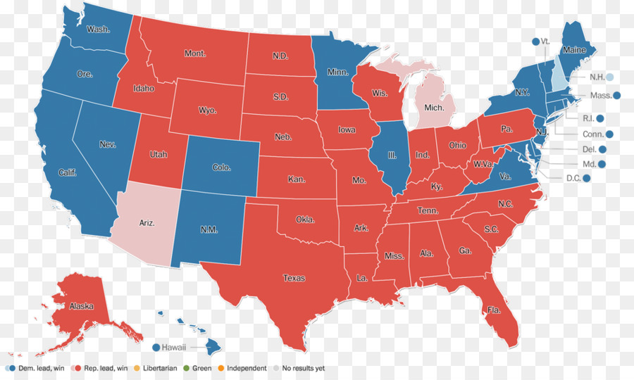 Nos Elecciones Presidenciales De 2016，Estados Unidos PNG