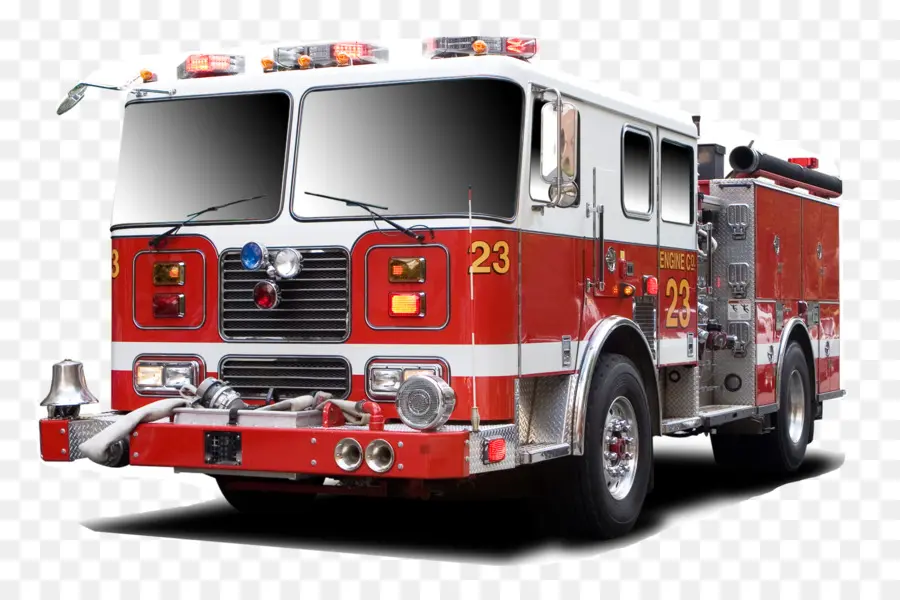 Bomberos，Coche De Bomberos Rojo PNG