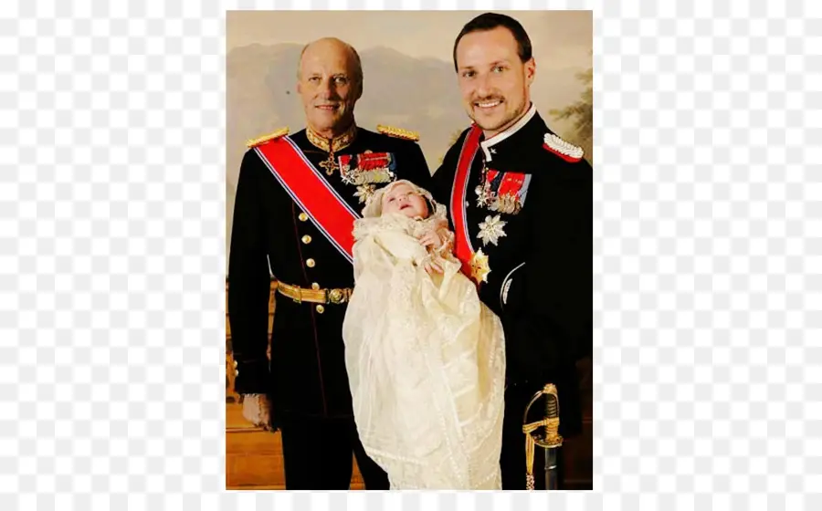 Familia Real Noruega，Bautismo PNG