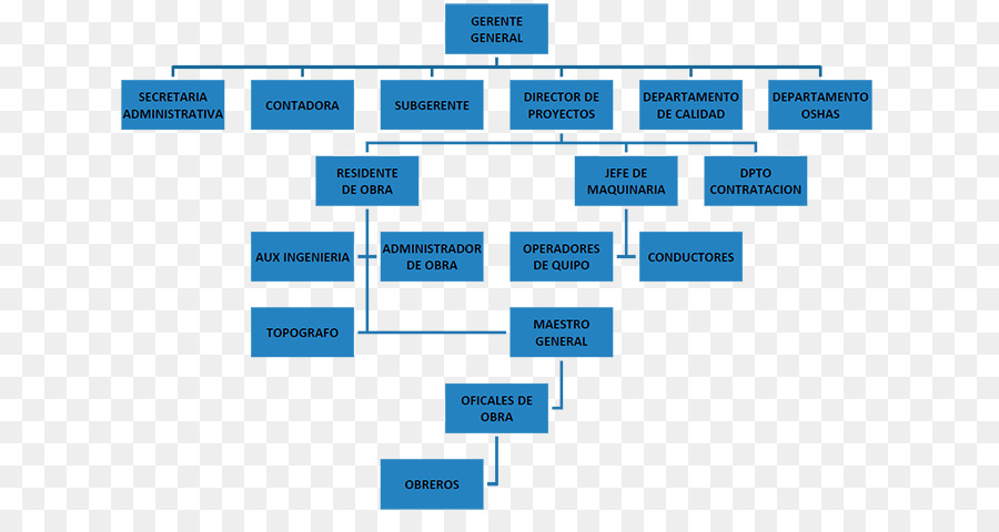 Organigrama，Estructura PNG